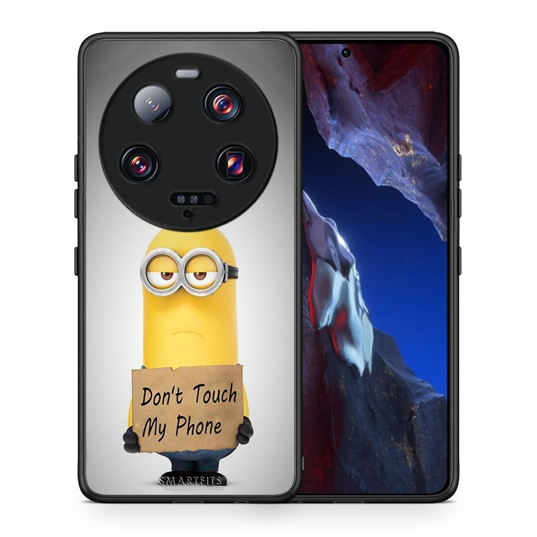 Θήκη Xiaomi 13 Ultra Text Minion από τη Smartfits με σχέδιο στο πίσω μέρος και μαύρο περίβλημα | Xiaomi 13 Ultra Text Minion Case with Colorful Back and Black Bezels