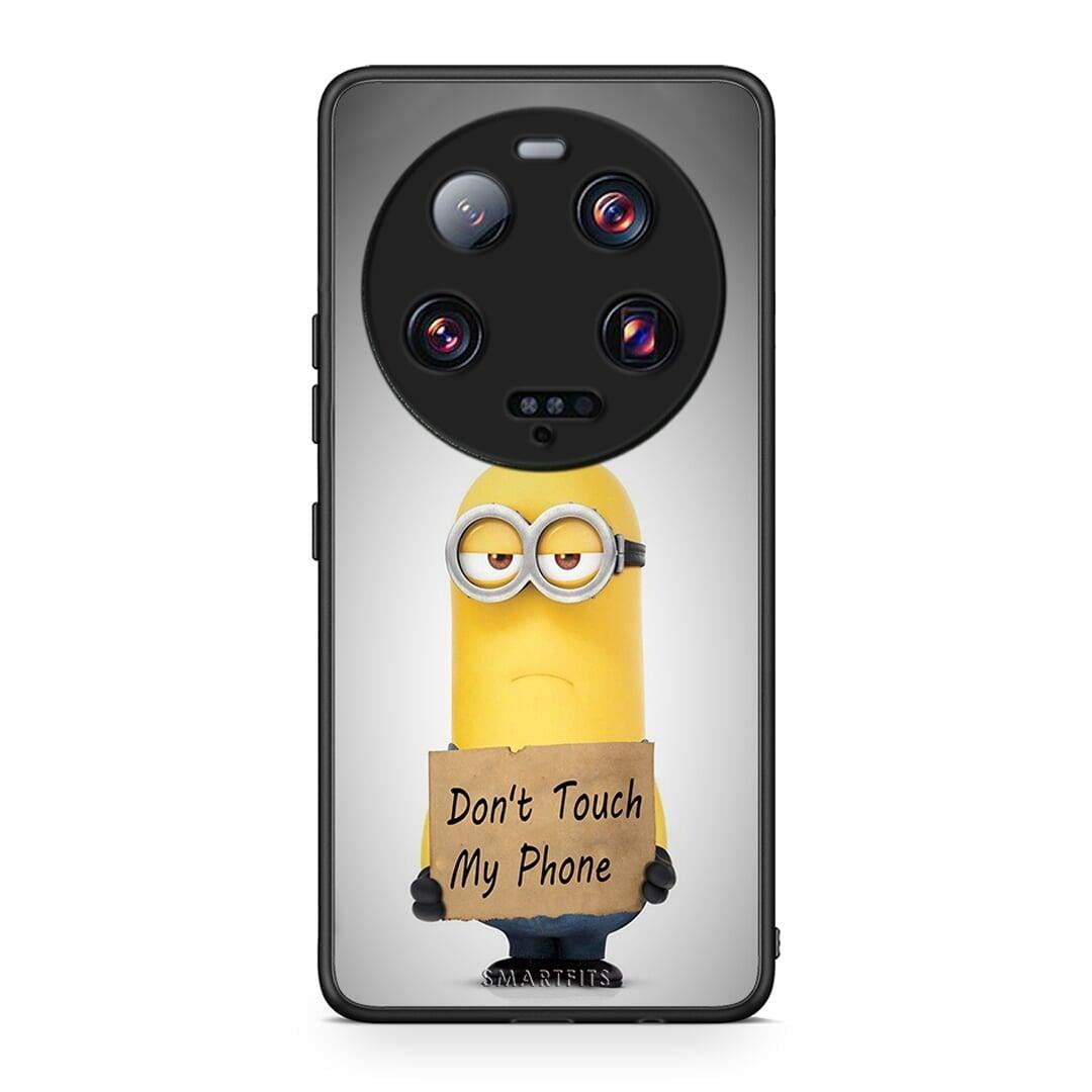 Θήκη Xiaomi 13 Ultra Text Minion από τη Smartfits με σχέδιο στο πίσω μέρος και μαύρο περίβλημα | Xiaomi 13 Ultra Text Minion Case with Colorful Back and Black Bezels