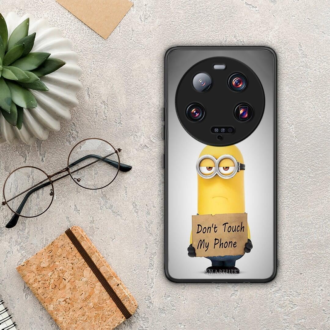 Θήκη Xiaomi 13 Ultra Text Minion από τη Smartfits με σχέδιο στο πίσω μέρος και μαύρο περίβλημα | Xiaomi 13 Ultra Text Minion Case with Colorful Back and Black Bezels