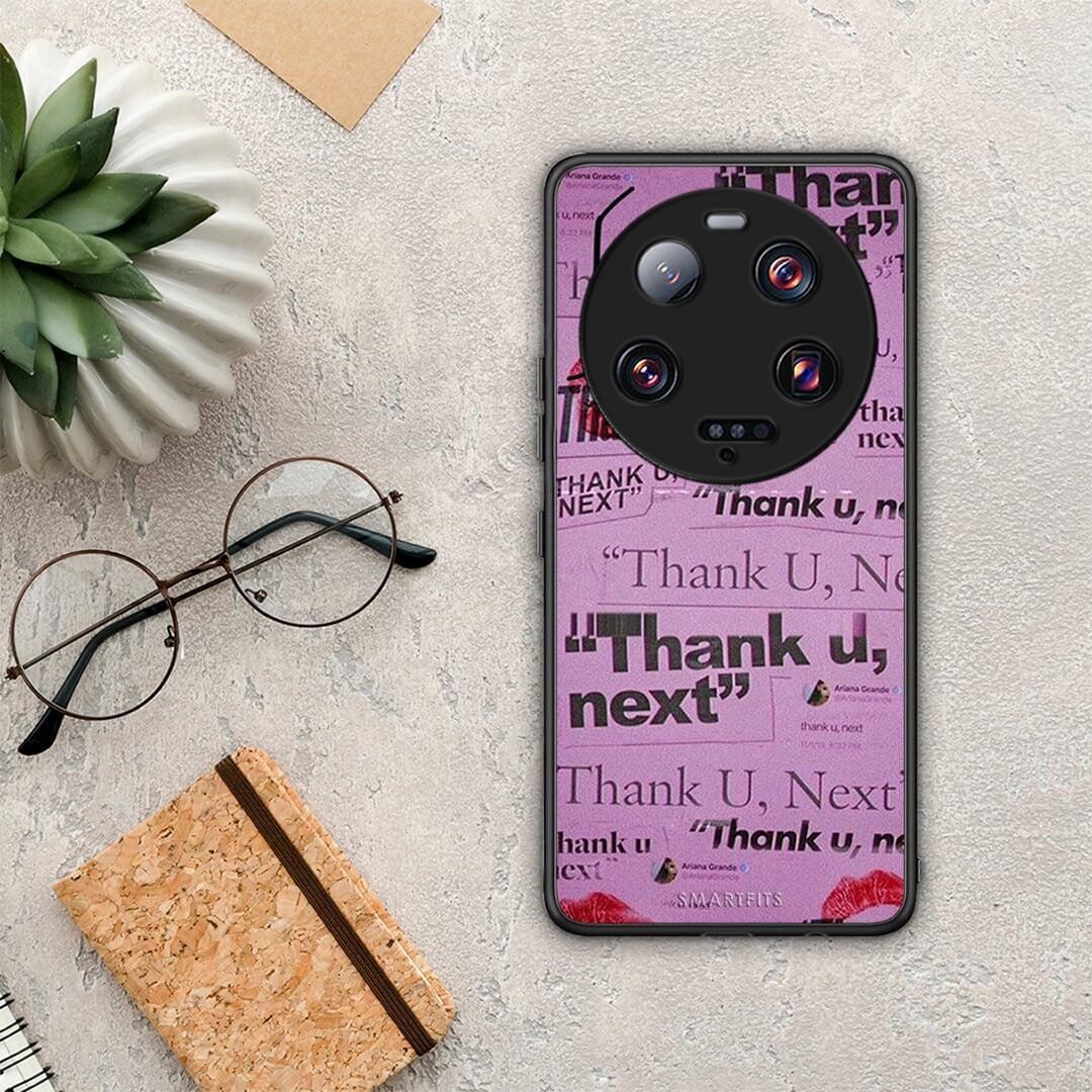 Θήκη Xiaomi 13 Ultra Thank You Next από τη Smartfits με σχέδιο στο πίσω μέρος και μαύρο περίβλημα | Xiaomi 13 Ultra Thank You Next Case with Colorful Back and Black Bezels