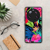 Thumbnail for Θήκη Xiaomi 13 Ultra Tropical Flowers από τη Smartfits με σχέδιο στο πίσω μέρος και μαύρο περίβλημα | Xiaomi 13 Ultra Tropical Flowers Case with Colorful Back and Black Bezels