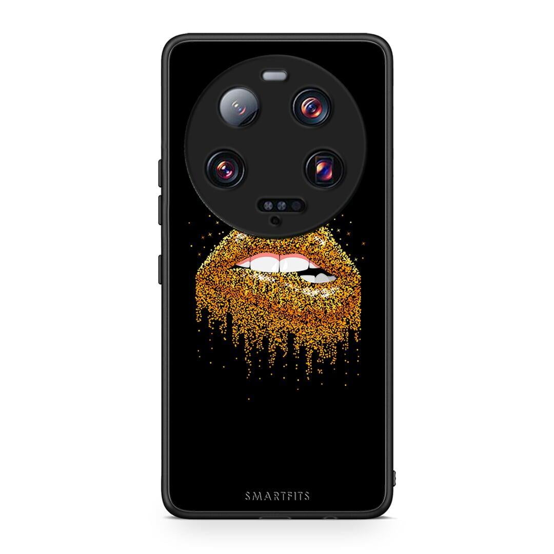Θήκη Xiaomi 13 Ultra Valentine Golden από τη Smartfits με σχέδιο στο πίσω μέρος και μαύρο περίβλημα | Xiaomi 13 Ultra Valentine Golden Case with Colorful Back and Black Bezels