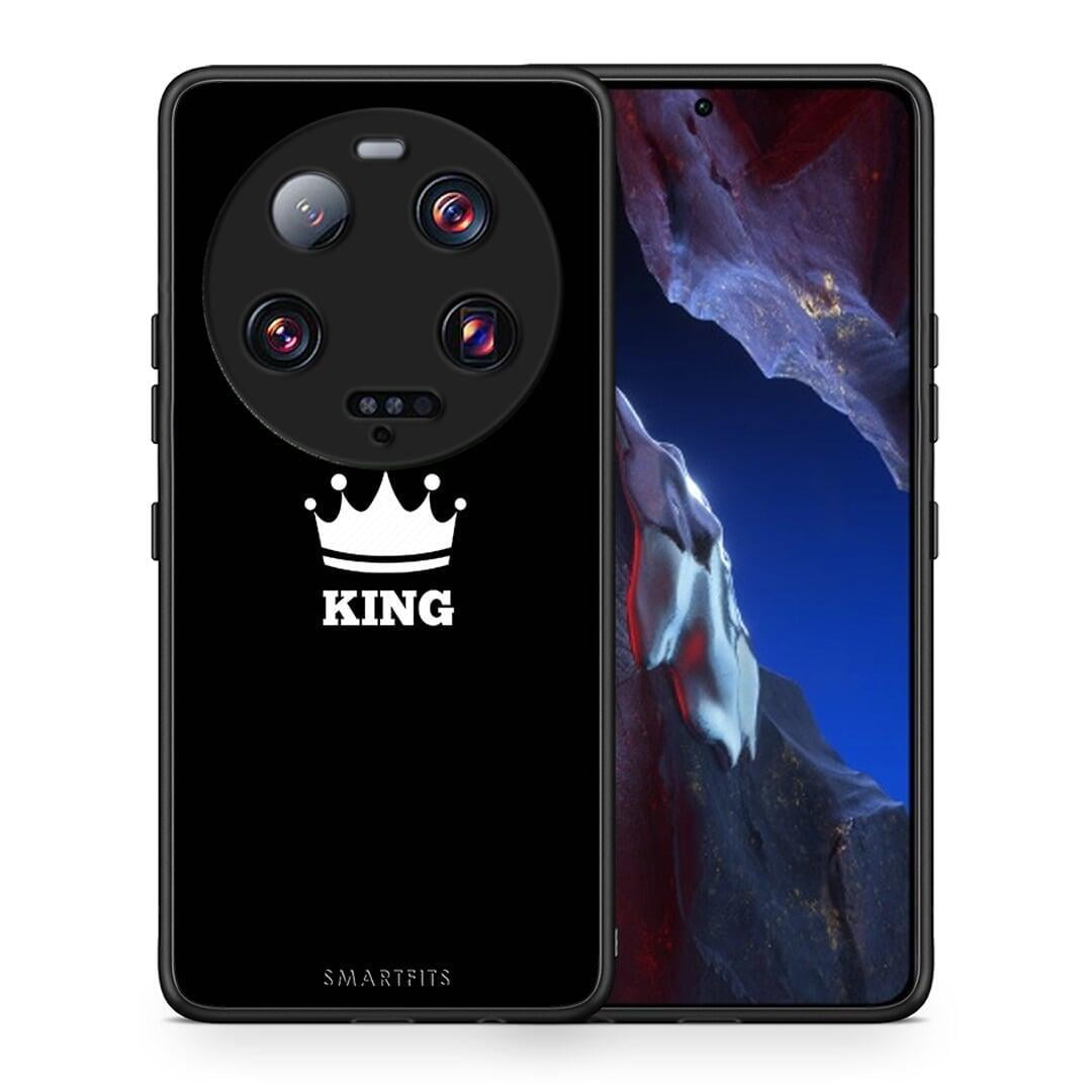 Θήκη Xiaomi 13 Ultra Valentine King από τη Smartfits με σχέδιο στο πίσω μέρος και μαύρο περίβλημα | Xiaomi 13 Ultra Valentine King Case with Colorful Back and Black Bezels
