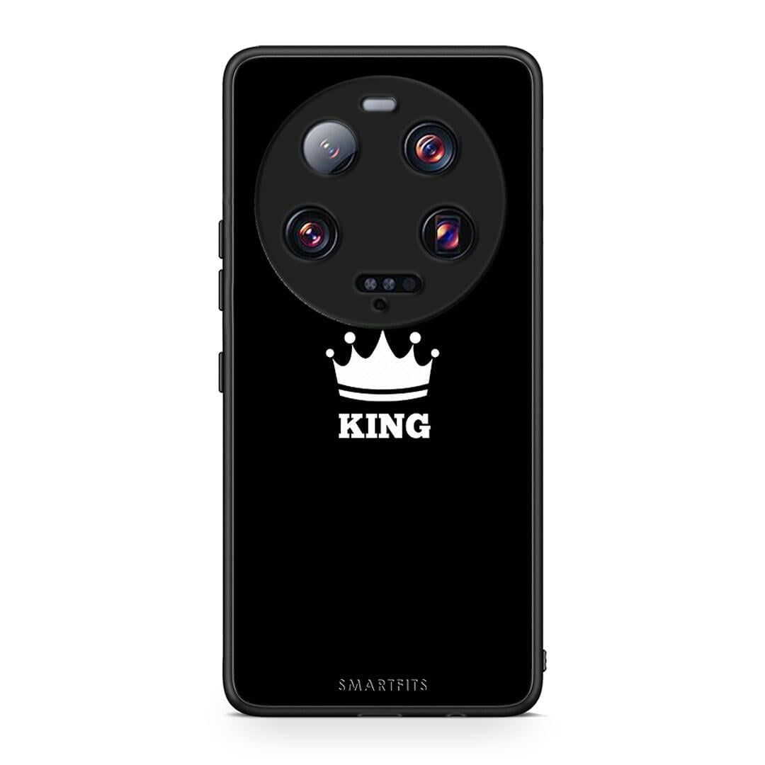 Θήκη Xiaomi 13 Ultra Valentine King από τη Smartfits με σχέδιο στο πίσω μέρος και μαύρο περίβλημα | Xiaomi 13 Ultra Valentine King Case with Colorful Back and Black Bezels