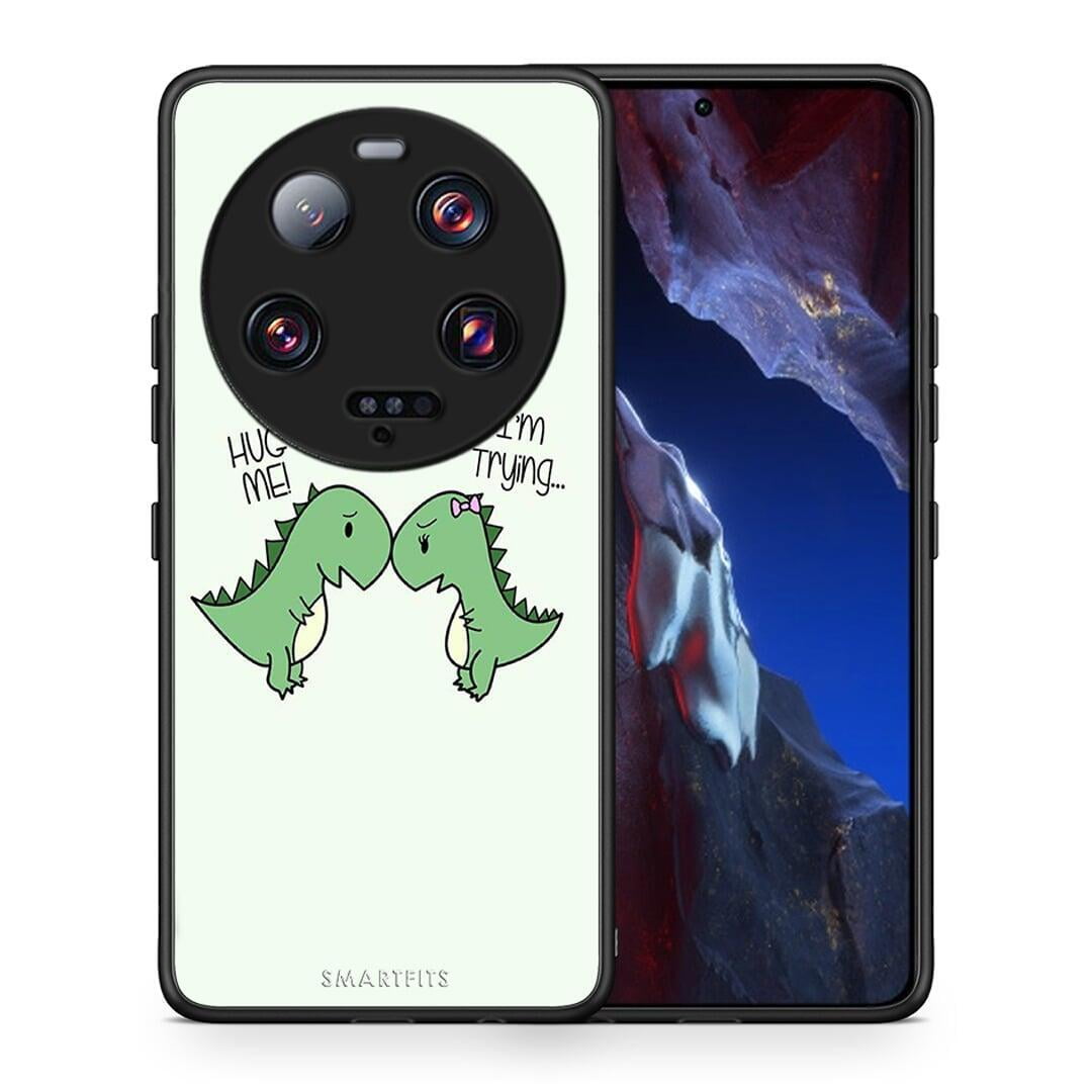 Θήκη Xiaomi 13 Ultra Valentine Rex από τη Smartfits με σχέδιο στο πίσω μέρος και μαύρο περίβλημα | Xiaomi 13 Ultra Valentine Rex Case with Colorful Back and Black Bezels