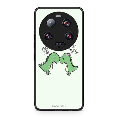 Θήκη Xiaomi 13 Ultra Valentine Rex από τη Smartfits με σχέδιο στο πίσω μέρος και μαύρο περίβλημα | Xiaomi 13 Ultra Valentine Rex Case with Colorful Back and Black Bezels