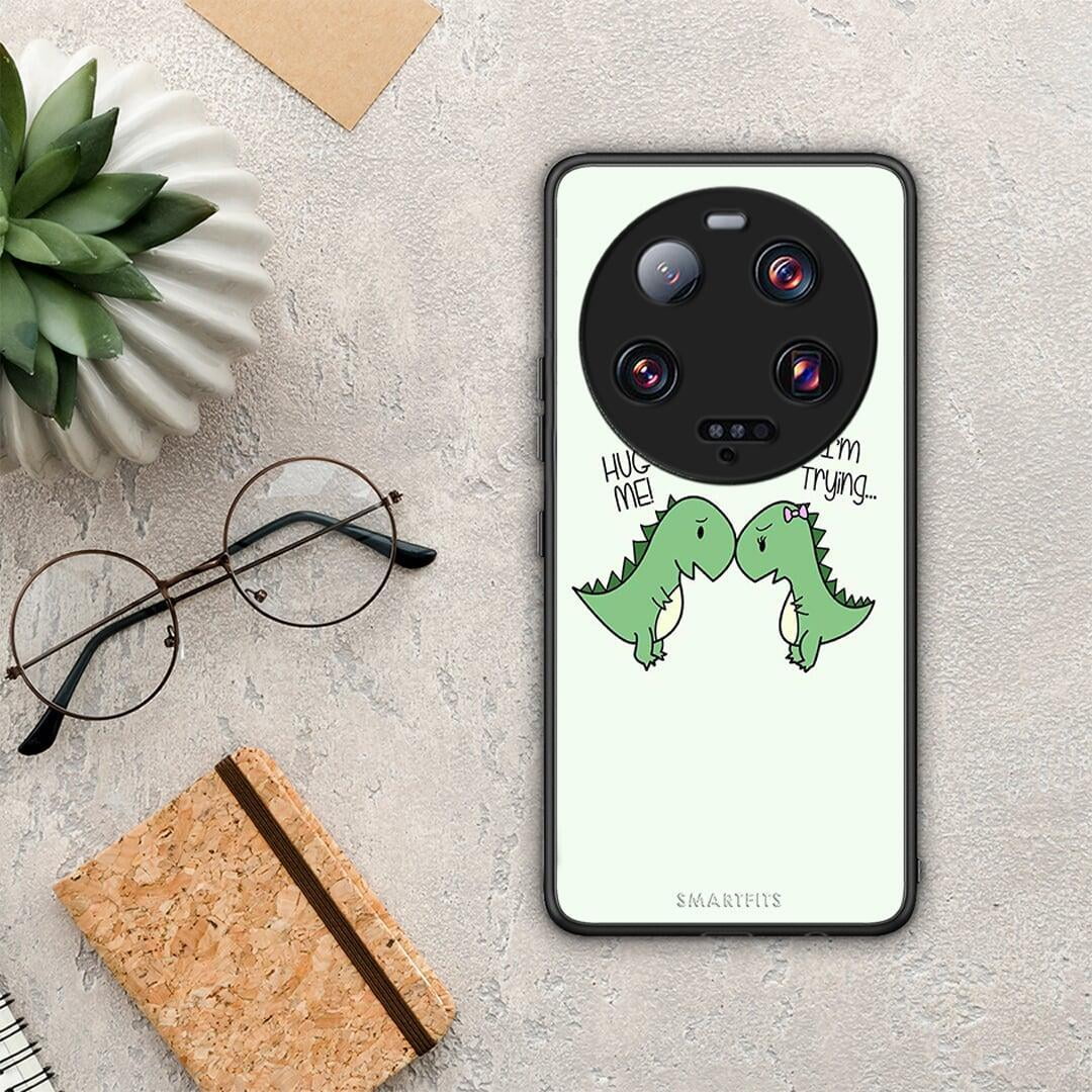 Θήκη Xiaomi 13 Ultra Valentine Rex από τη Smartfits με σχέδιο στο πίσω μέρος και μαύρο περίβλημα | Xiaomi 13 Ultra Valentine Rex Case with Colorful Back and Black Bezels