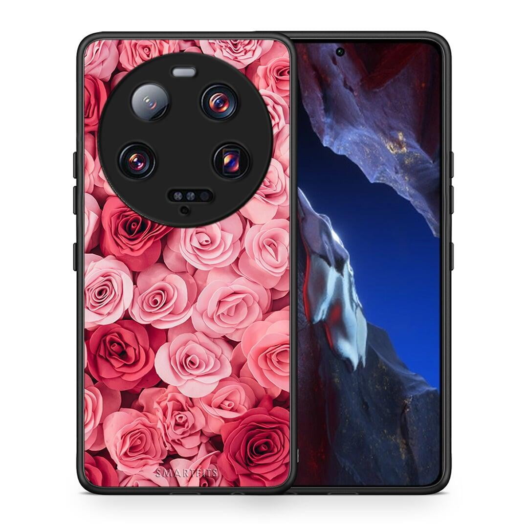 Θήκη Xiaomi 13 Ultra Valentine RoseGarden από τη Smartfits με σχέδιο στο πίσω μέρος και μαύρο περίβλημα | Xiaomi 13 Ultra Valentine RoseGarden Case with Colorful Back and Black Bezels