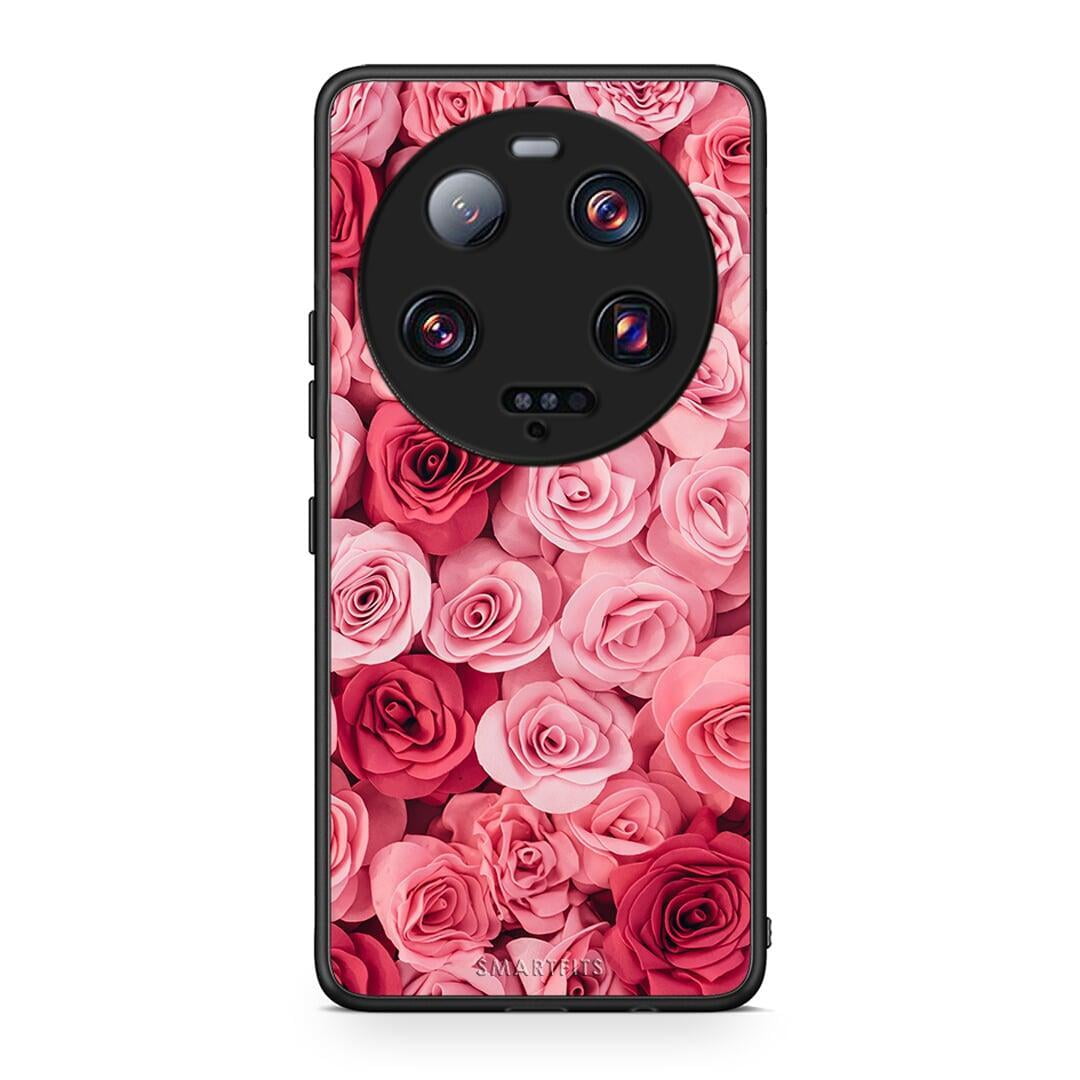 Θήκη Xiaomi 13 Ultra Valentine RoseGarden από τη Smartfits με σχέδιο στο πίσω μέρος και μαύρο περίβλημα | Xiaomi 13 Ultra Valentine RoseGarden Case with Colorful Back and Black Bezels