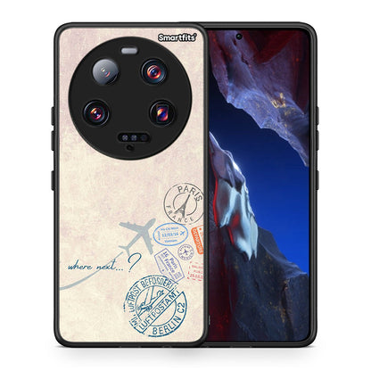 Θήκη Xiaomi 13 Ultra Where Next από τη Smartfits με σχέδιο στο πίσω μέρος και μαύρο περίβλημα | Xiaomi 13 Ultra Where Next Case with Colorful Back and Black Bezels