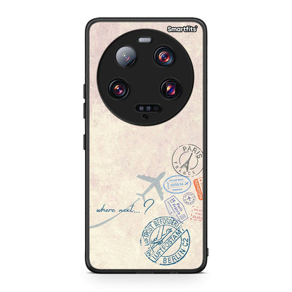 Θήκη Xiaomi 13 Ultra Where Next από τη Smartfits με σχέδιο στο πίσω μέρος και μαύρο περίβλημα | Xiaomi 13 Ultra Where Next Case with Colorful Back and Black Bezels