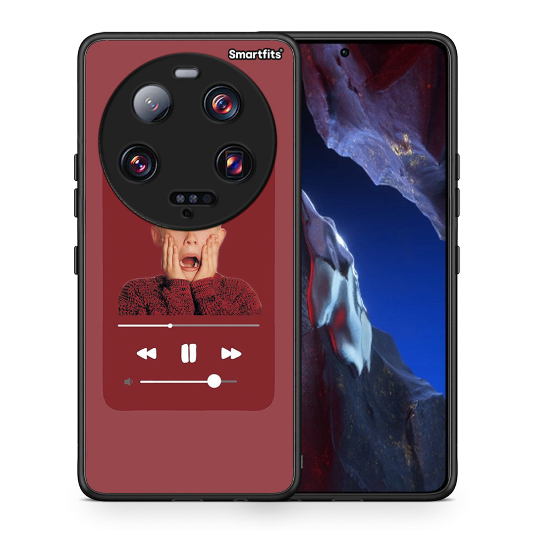 Θήκη Xiaomi 13 Ultra Xmas Alone Music από τη Smartfits με σχέδιο στο πίσω μέρος και μαύρο περίβλημα | Xiaomi 13 Ultra Xmas Alone Music Case with Colorful Back and Black Bezels