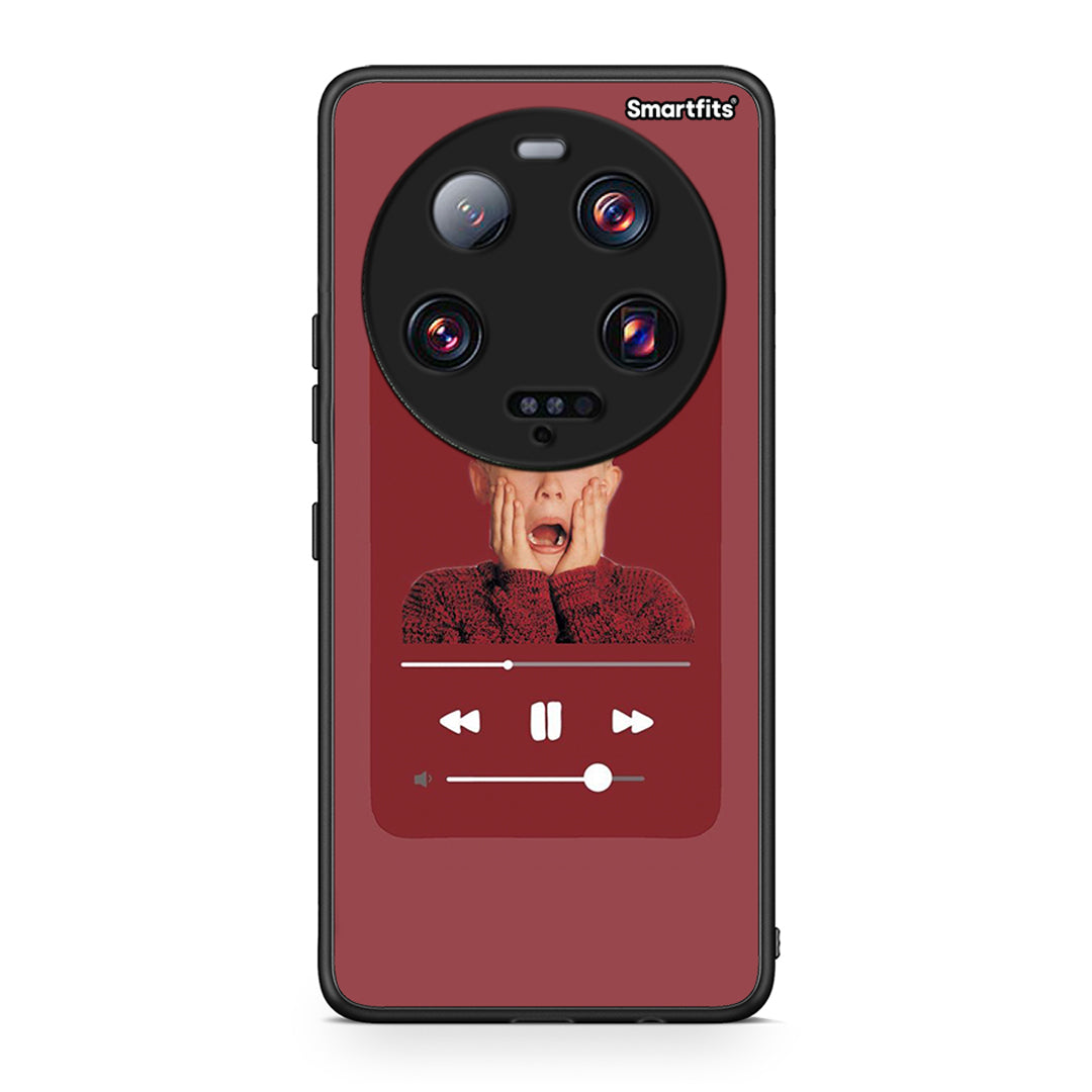 Θήκη Xiaomi 13 Ultra Xmas Alone Music από τη Smartfits με σχέδιο στο πίσω μέρος και μαύρο περίβλημα | Xiaomi 13 Ultra Xmas Alone Music Case with Colorful Back and Black Bezels