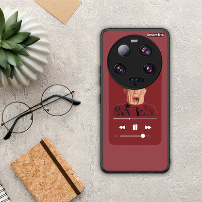 Θήκη Xiaomi 13 Ultra Xmas Alone Music από τη Smartfits με σχέδιο στο πίσω μέρος και μαύρο περίβλημα | Xiaomi 13 Ultra Xmas Alone Music Case with Colorful Back and Black Bezels