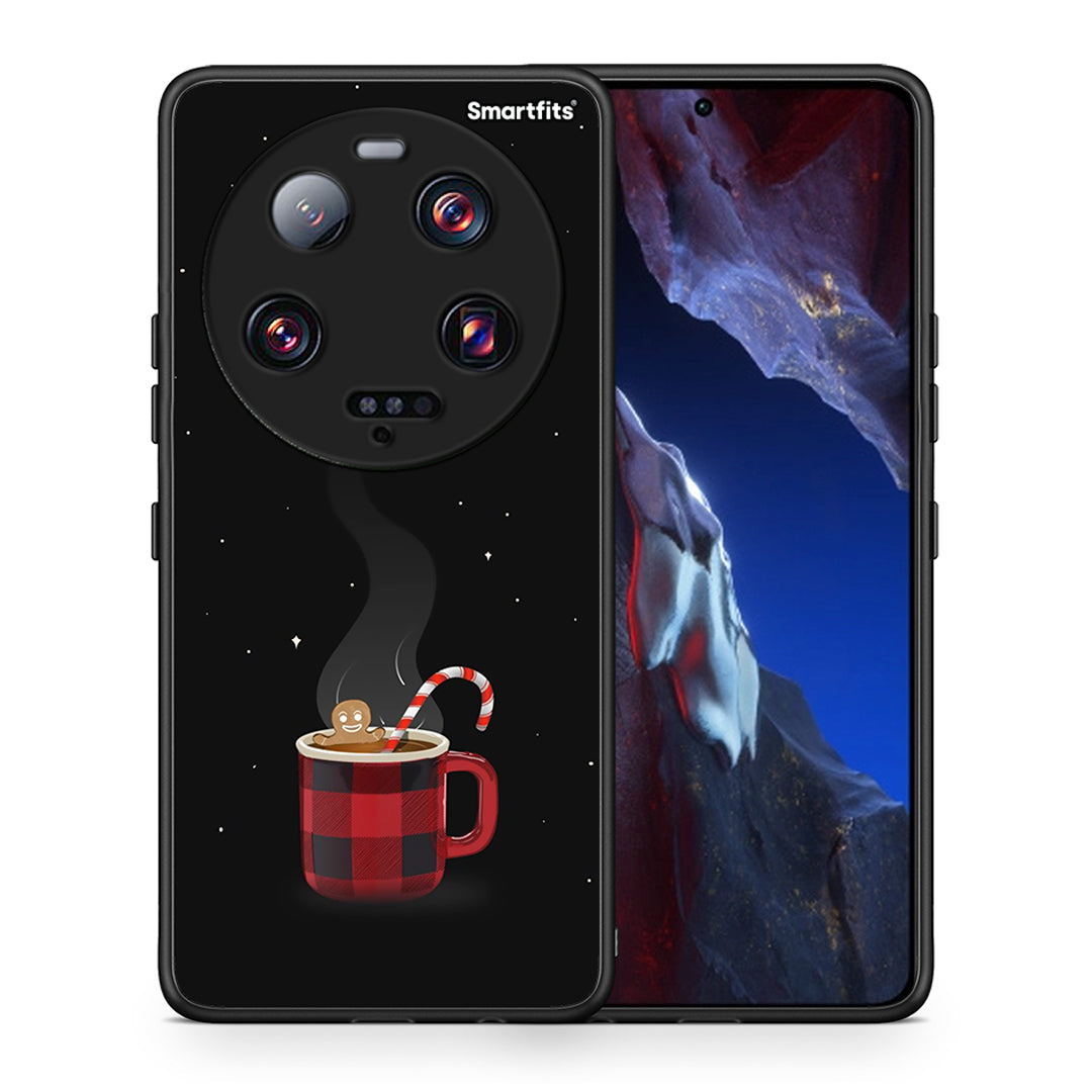 Θήκη Xiaomi 13 Ultra Xmas Bathing από τη Smartfits με σχέδιο στο πίσω μέρος και μαύρο περίβλημα | Xiaomi 13 Ultra Xmas Bathing Case with Colorful Back and Black Bezels