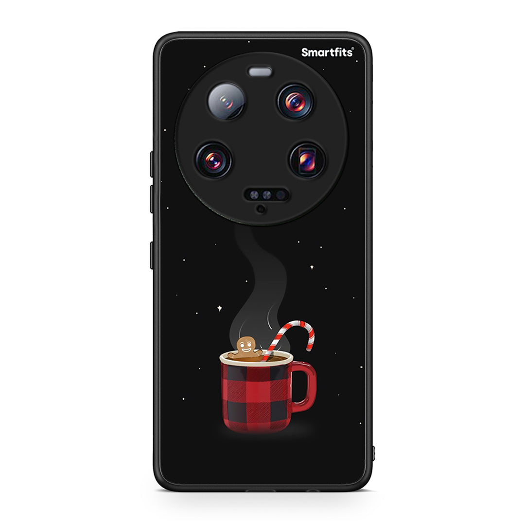 Θήκη Xiaomi 13 Ultra Xmas Bathing από τη Smartfits με σχέδιο στο πίσω μέρος και μαύρο περίβλημα | Xiaomi 13 Ultra Xmas Bathing Case with Colorful Back and Black Bezels