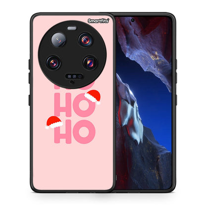 Θήκη Xiaomi 13 Ultra Xmas Ho Ho Ho από τη Smartfits με σχέδιο στο πίσω μέρος και μαύρο περίβλημα | Xiaomi 13 Ultra Xmas Ho Ho Ho Case with Colorful Back and Black Bezels