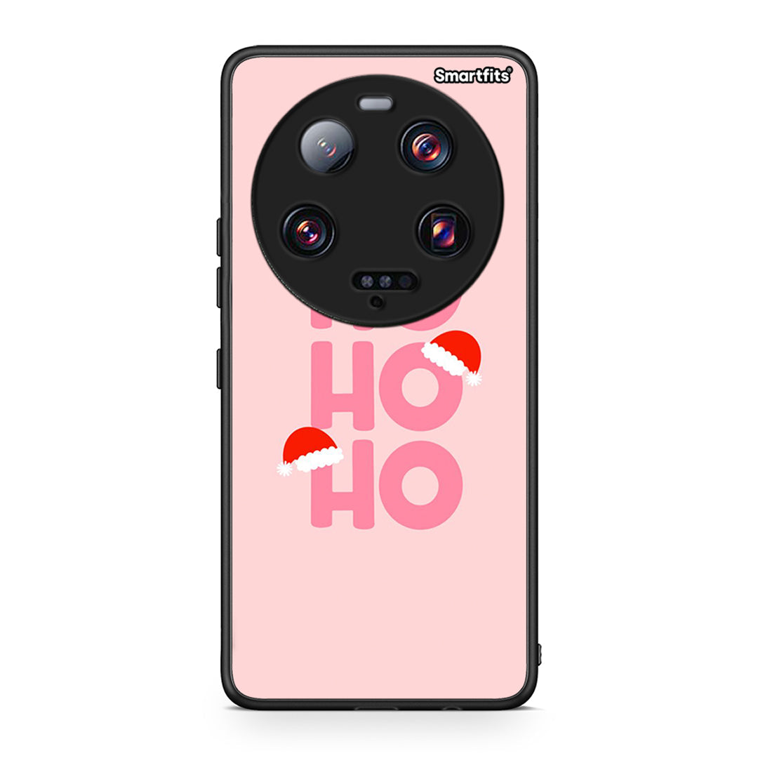 Θήκη Xiaomi 13 Ultra Xmas Ho Ho Ho από τη Smartfits με σχέδιο στο πίσω μέρος και μαύρο περίβλημα | Xiaomi 13 Ultra Xmas Ho Ho Ho Case with Colorful Back and Black Bezels