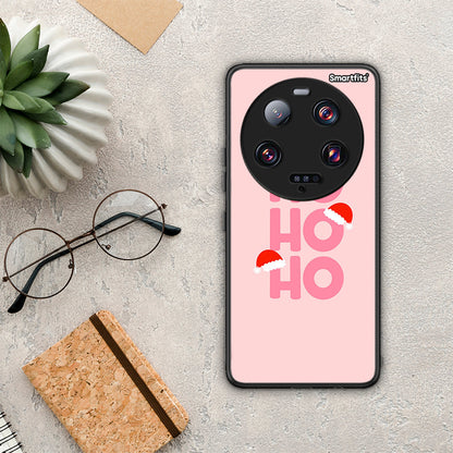 Θήκη Xiaomi 13 Ultra Xmas Ho Ho Ho από τη Smartfits με σχέδιο στο πίσω μέρος και μαύρο περίβλημα | Xiaomi 13 Ultra Xmas Ho Ho Ho Case with Colorful Back and Black Bezels