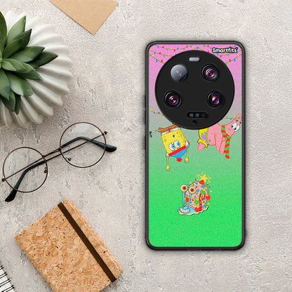 Θήκη Xiaomi 13 Ultra Xmas Lights από τη Smartfits με σχέδιο στο πίσω μέρος και μαύρο περίβλημα | Xiaomi 13 Ultra Xmas Lights Case with Colorful Back and Black Bezels