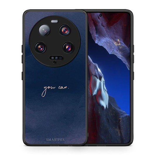 Θήκη Xiaomi 13 Ultra You Can από τη Smartfits με σχέδιο στο πίσω μέρος και μαύρο περίβλημα | Xiaomi 13 Ultra You Can Case with Colorful Back and Black Bezels