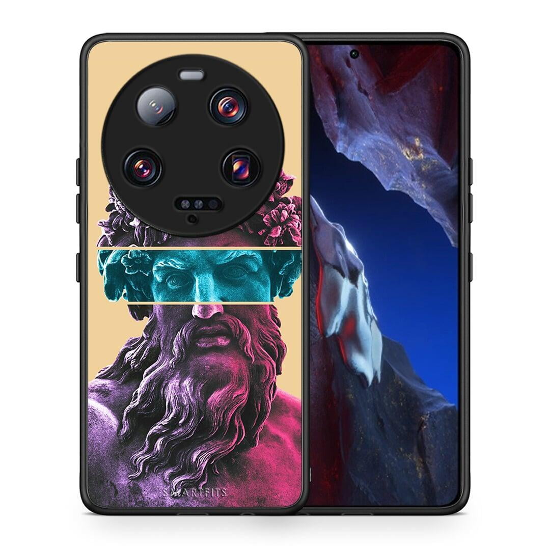 Θήκη Xiaomi 13 Ultra Zeus Art από τη Smartfits με σχέδιο στο πίσω μέρος και μαύρο περίβλημα | Xiaomi 13 Ultra Zeus Art Case with Colorful Back and Black Bezels