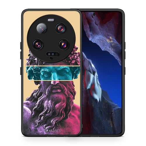 Θήκη Xiaomi 13 Ultra Zeus Art από τη Smartfits με σχέδιο στο πίσω μέρος και μαύρο περίβλημα | Xiaomi 13 Ultra Zeus Art Case with Colorful Back and Black Bezels