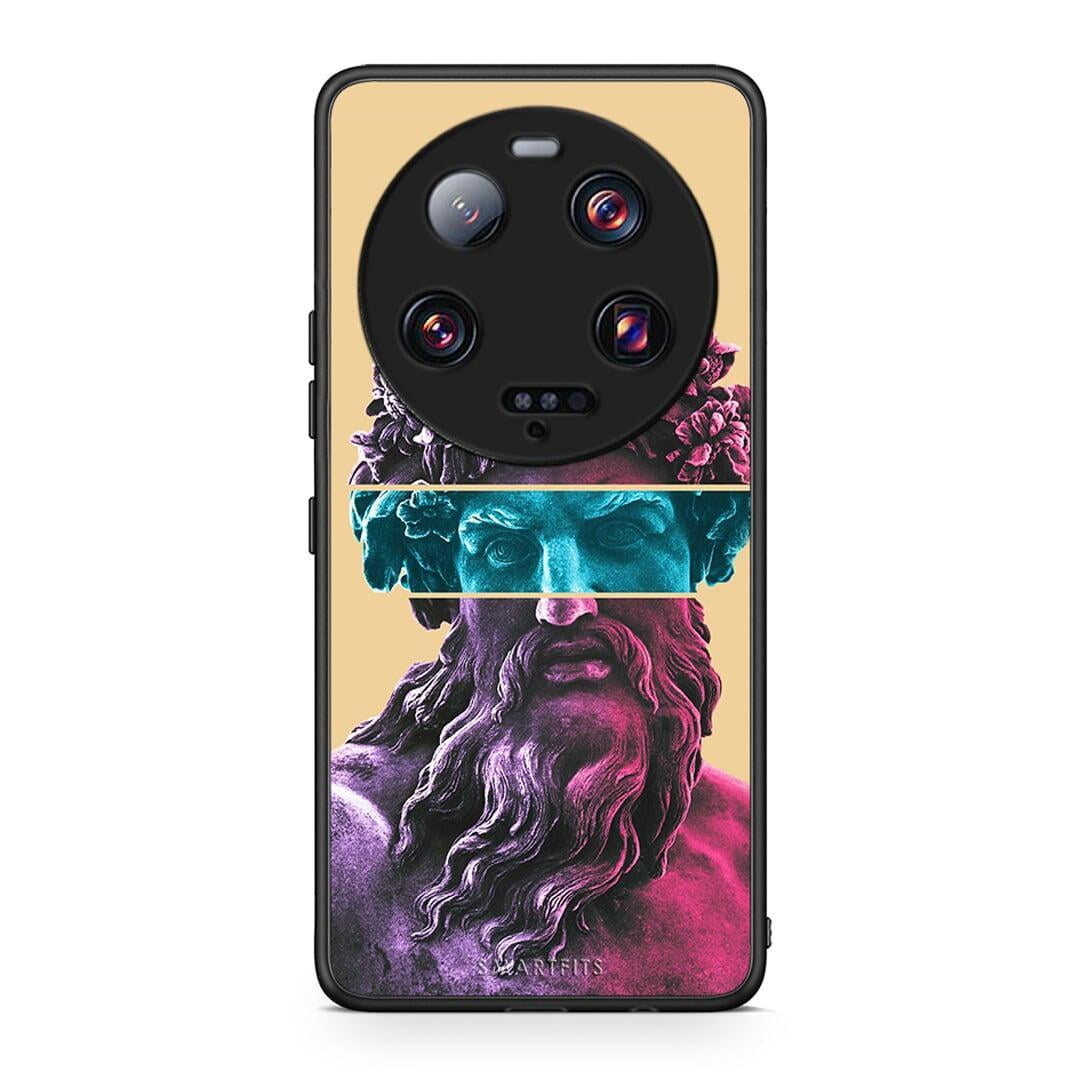 Θήκη Xiaomi 13 Ultra Zeus Art από τη Smartfits με σχέδιο στο πίσω μέρος και μαύρο περίβλημα | Xiaomi 13 Ultra Zeus Art Case with Colorful Back and Black Bezels