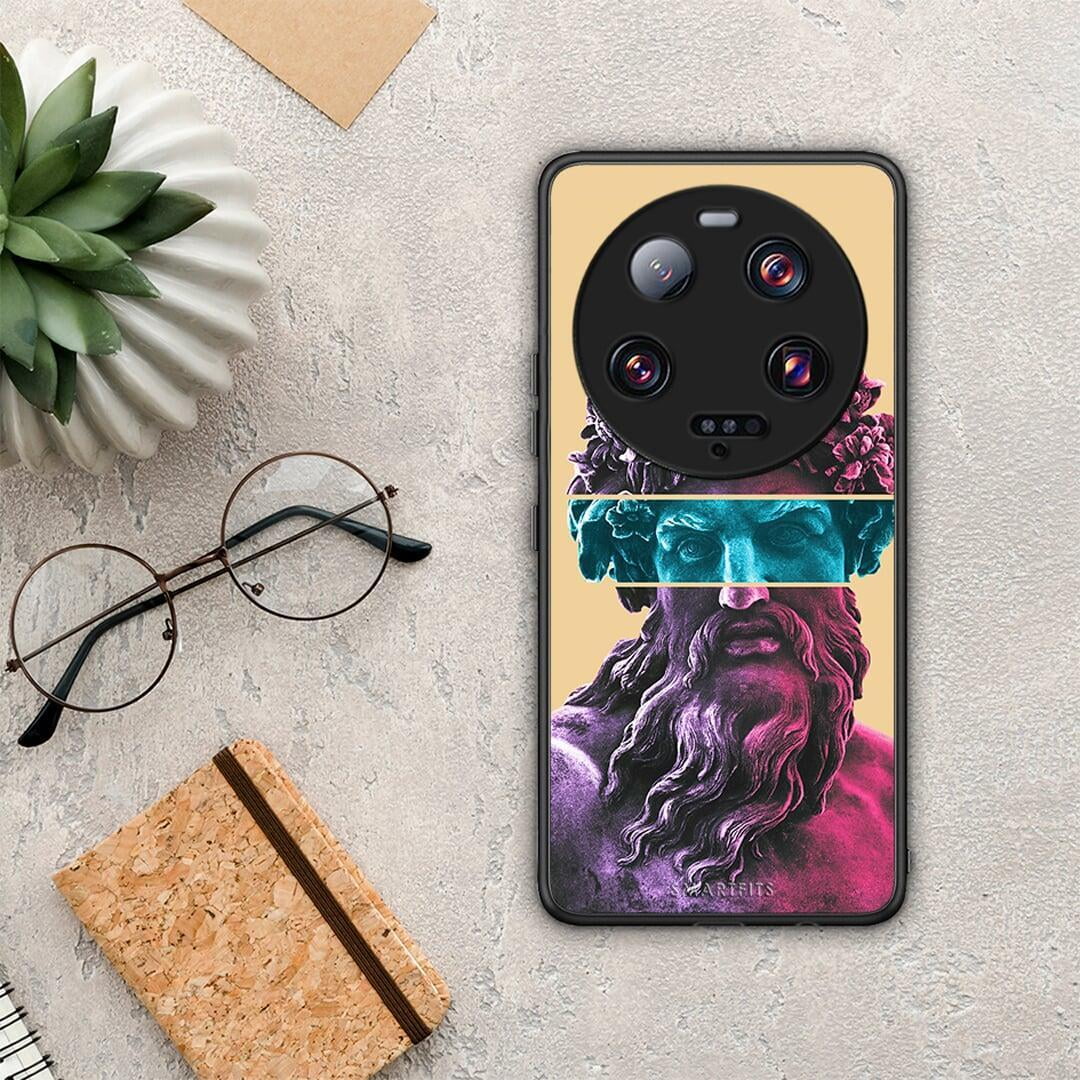 Θήκη Xiaomi 13 Ultra Zeus Art από τη Smartfits με σχέδιο στο πίσω μέρος και μαύρο περίβλημα | Xiaomi 13 Ultra Zeus Art Case with Colorful Back and Black Bezels