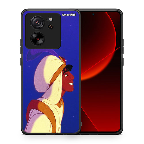 Θήκη Xiaomi 13T Alladin And Jasmine Love 1 από τη Smartfits με σχέδιο στο πίσω μέρος και μαύρο περίβλημα | Xiaomi 13T Alladin And Jasmine Love 1 case with colorful back and black bezels