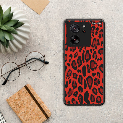 Animal Red Leopard - Xiaomi 13T θήκη
