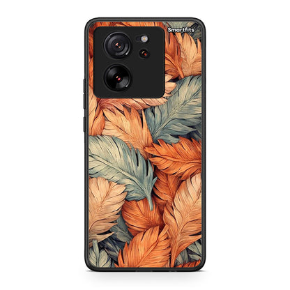 Xiaomi 13T Autumn Leaves Θήκη από τη Smartfits με σχέδιο στο πίσω μέρος και μαύρο περίβλημα | Smartphone case with colorful back and black bezels by Smartfits