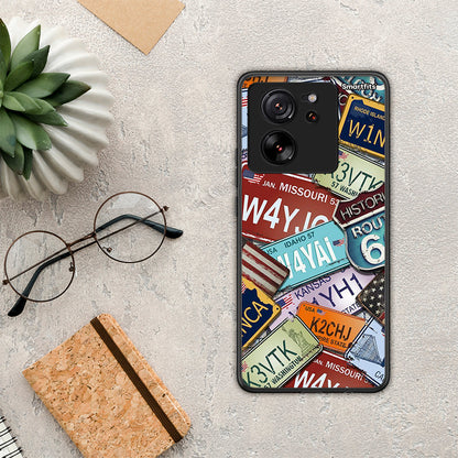 Car Plates - Xiaomi 13T θήκη