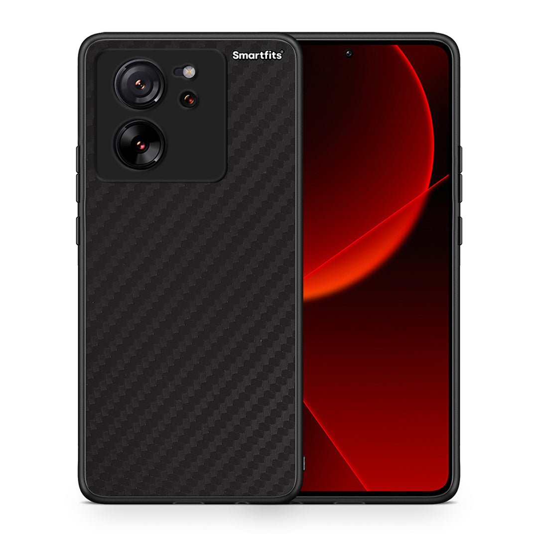 Θήκη Xiaomi 13T Carbon Black από τη Smartfits με σχέδιο στο πίσω μέρος και μαύρο περίβλημα | Xiaomi 13T Carbon Black case with colorful back and black bezels