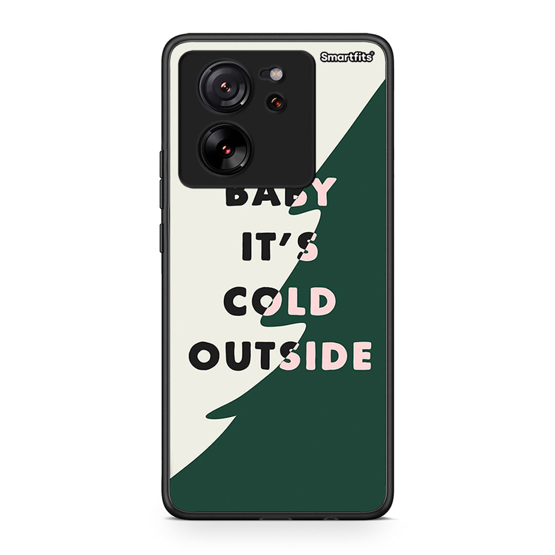 Xiaomi 13T Cold Outside θήκη από τη Smartfits με σχέδιο στο πίσω μέρος και μαύρο περίβλημα | Smartphone case with colorful back and black bezels by Smartfits