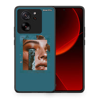 Thumbnail for Θήκη Xiaomi 13T Cry An Ocean από τη Smartfits με σχέδιο στο πίσω μέρος και μαύρο περίβλημα | Xiaomi 13T Cry An Ocean case with colorful back and black bezels