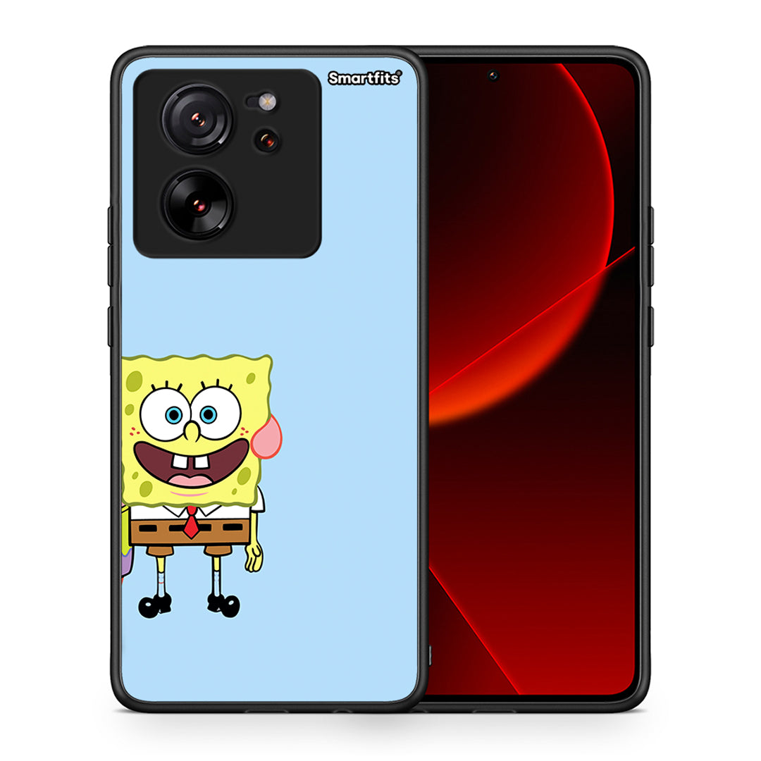 Θήκη Xiaomi 13T Friends Bob από τη Smartfits με σχέδιο στο πίσω μέρος και μαύρο περίβλημα | Xiaomi 13T Friends Bob case with colorful back and black bezels