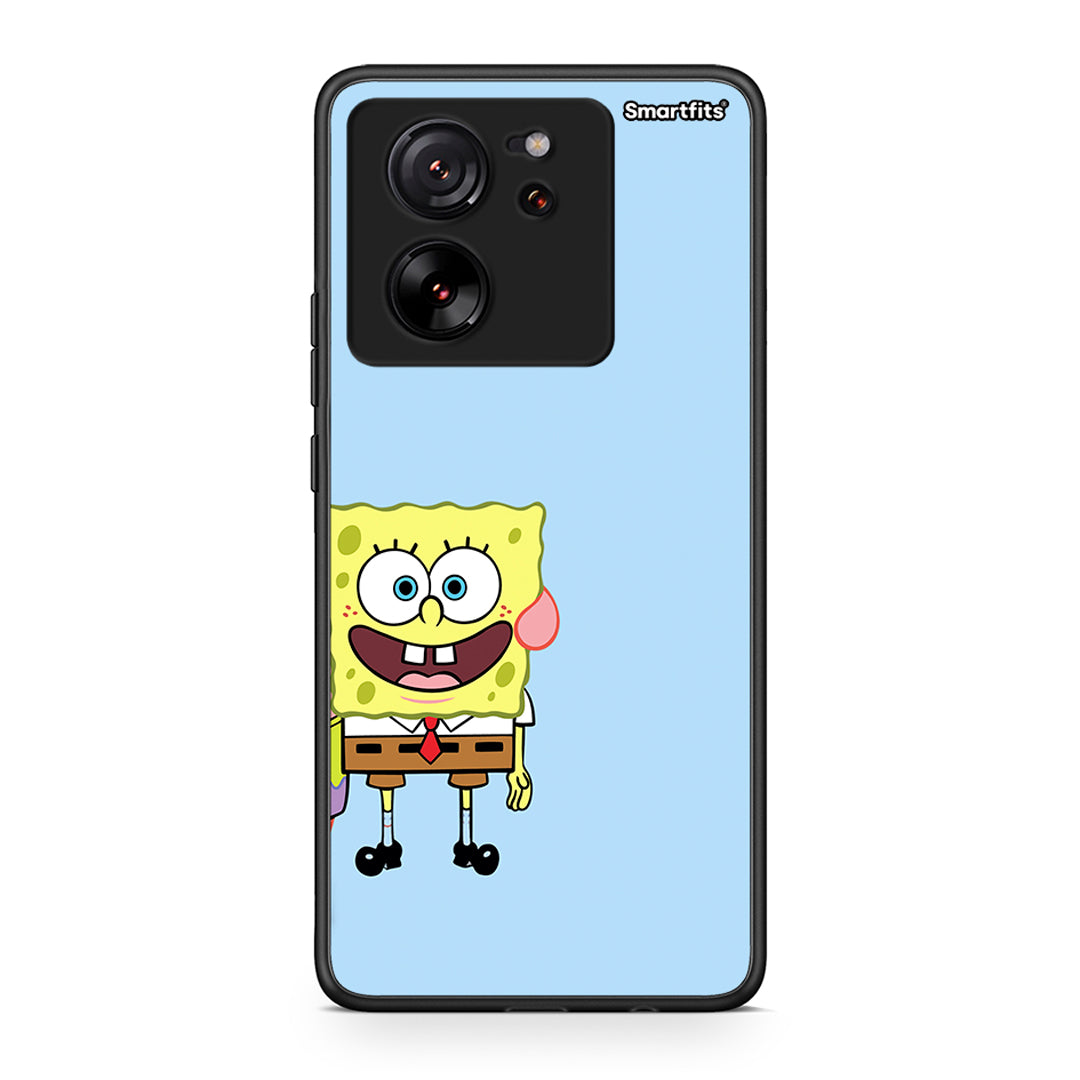 Xiaomi 13T Friends Bob θήκη από τη Smartfits με σχέδιο στο πίσω μέρος και μαύρο περίβλημα | Smartphone case with colorful back and black bezels by Smartfits