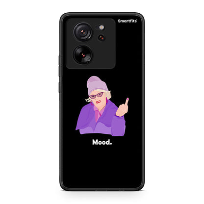 Xiaomi 13T Grandma Mood Black θήκη από τη Smartfits με σχέδιο στο πίσω μέρος και μαύρο περίβλημα | Smartphone case with colorful back and black bezels by Smartfits