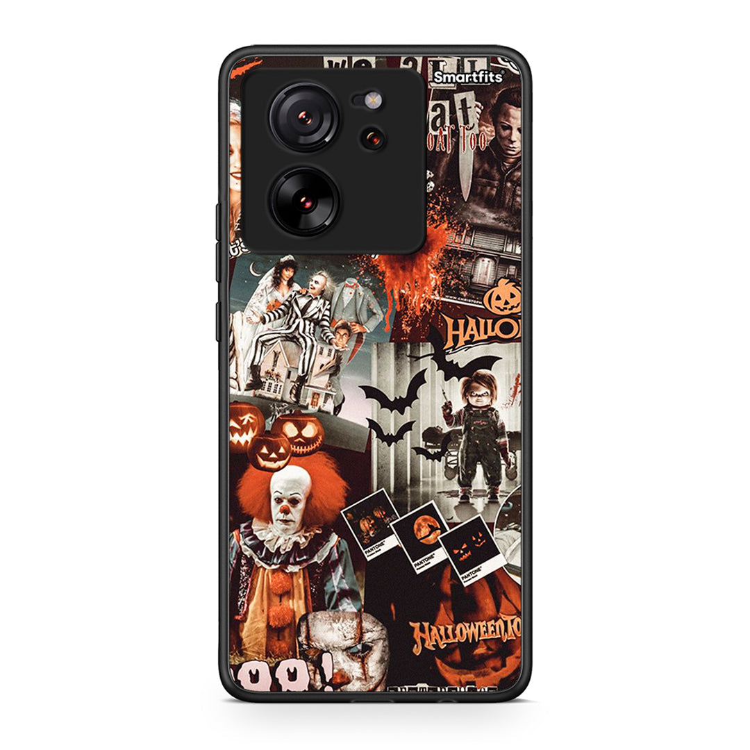 Xiaomi 13T Halloween Spooky Season Θήκη από τη Smartfits με σχέδιο στο πίσω μέρος και μαύρο περίβλημα | Smartphone case with colorful back and black bezels by Smartfits