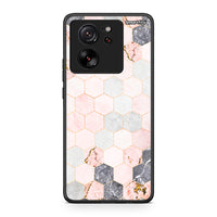 Thumbnail for 4 - Xiaomi 13T Hexagon Pink Marble case, cover, bumper