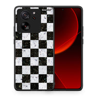 Thumbnail for Θήκη Xiaomi 13T Square Geometric Marble από τη Smartfits με σχέδιο στο πίσω μέρος και μαύρο περίβλημα | Xiaomi 13T Square Geometric Marble case with colorful back and black bezels