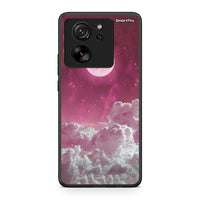 Thumbnail for Xiaomi 13T Pink Moon Θήκη από τη Smartfits με σχέδιο στο πίσω μέρος και μαύρο περίβλημα | Smartphone case with colorful back and black bezels by Smartfits