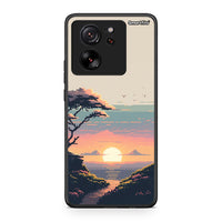 Thumbnail for Xiaomi 13T Pixel Sunset Θήκη από τη Smartfits με σχέδιο στο πίσω μέρος και μαύρο περίβλημα | Smartphone case with colorful back and black bezels by Smartfits