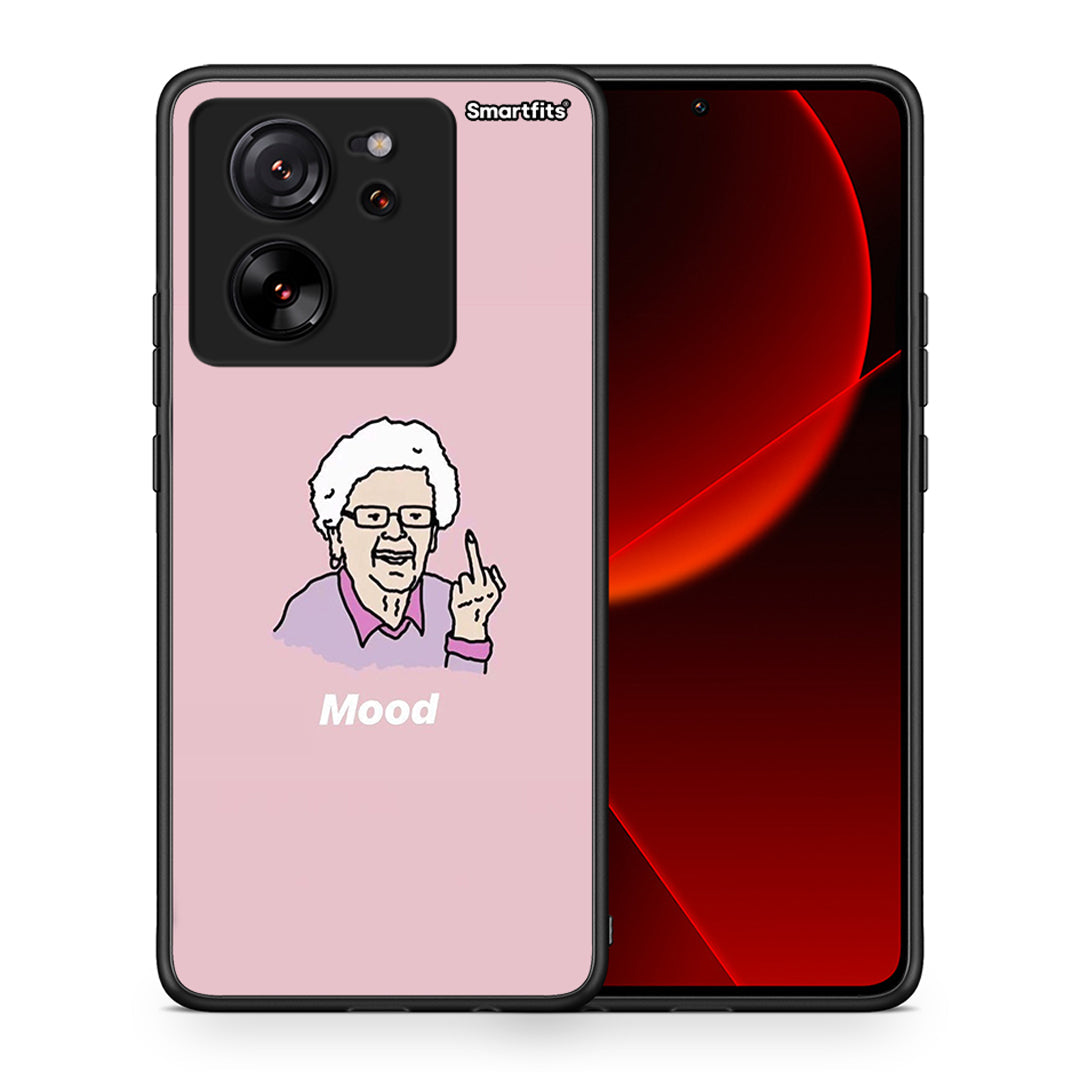 Θήκη Xiaomi 13T Mood PopArt από τη Smartfits με σχέδιο στο πίσω μέρος και μαύρο περίβλημα | Xiaomi 13T Mood PopArt case with colorful back and black bezels