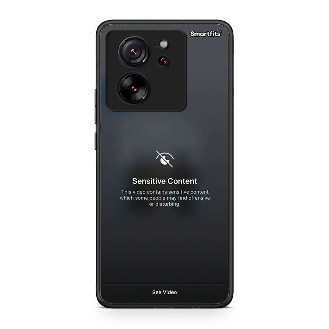 Xiaomi 13T Sensitive Content θήκη από τη Smartfits με σχέδιο στο πίσω μέρος και μαύρο περίβλημα | Smartphone case with colorful back and black bezels by Smartfits