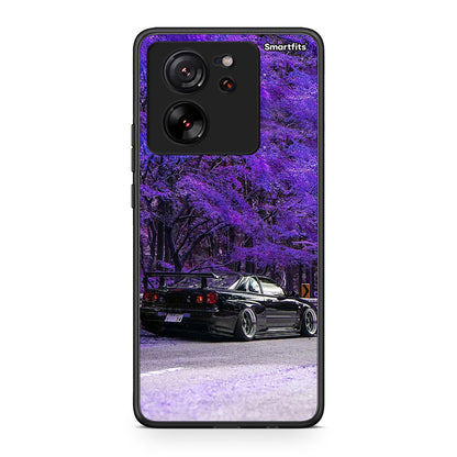 Xiaomi 13T Super Car Θήκη Αγίου Βαλεντίνου από τη Smartfits με σχέδιο στο πίσω μέρος και μαύρο περίβλημα | Smartphone case with colorful back and black bezels by Smartfits