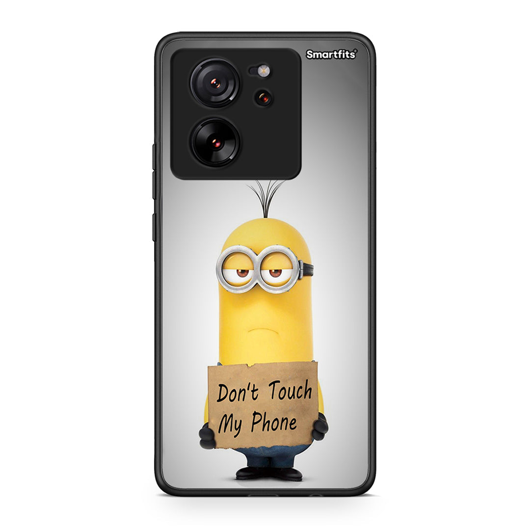 4 - Xiaomi 13T Minion Text case, cover, bumper