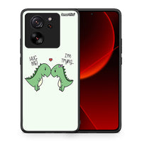 Thumbnail for Θήκη Xiaomi 13T Rex Valentine από τη Smartfits με σχέδιο στο πίσω μέρος και μαύρο περίβλημα | Xiaomi 13T Rex Valentine case with colorful back and black bezels