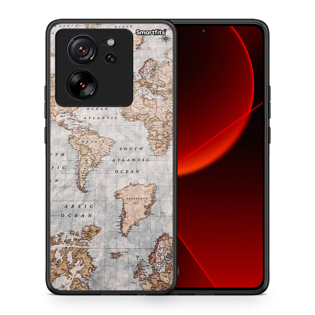 World Map - Xiaomi 13T θήκη